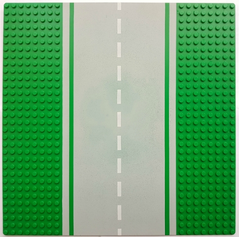 LEGO Baseplate, Road 32 x 32 8-Stud Straight with Road Pattern piece