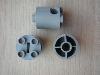 LEGO Brick, Round 2 x 2 x 2 Robot Body - without Bottom Axle Holder piece