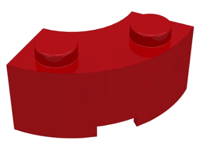 LEGO Brick, Round Corner 2 x 2 Macaroni with Stud Notch piece