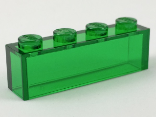 LEGO Brick 1 x 4 without Bottom Tubes piece