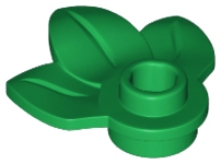 LEGO Plant Plate, Round 1 x 1 with 3 Leaves piece