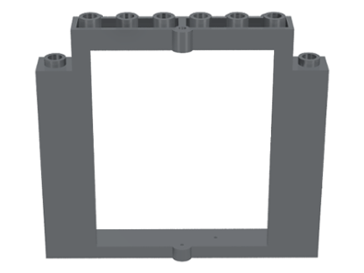 LEGO Door, Frame 2 x 8 x 6 Swivel without Bottom Notches piece