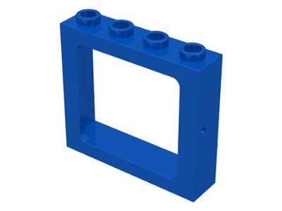 LEGO Window 1 x 4 x 3 Train - Hollow Studs piece