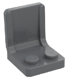 LEGO Minifigure, Utensil Seat / Chair 2 x 2 piece