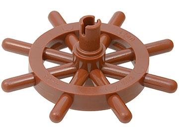 LEGO Boat, Ship's Wheel with Slotted Pin piece