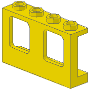 LEGO Window 1 x 4 x 2 Plane piece