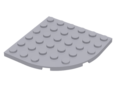 LEGO Plate, Round Corner 6 x 6 piece