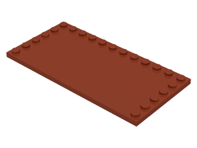 LEGO Tile, Modified 6 x 12 with Studs on Edges piece