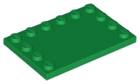 LEGO Tile, Modified 4 x 6 with Studs on Edges piece
