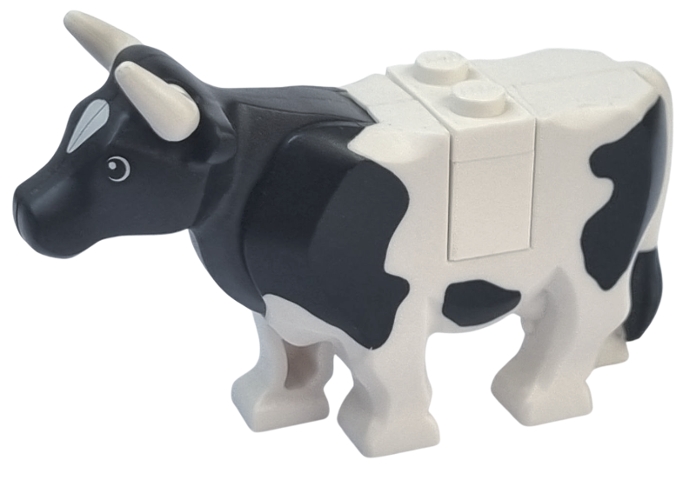 LEGO Cow with Black Spots Pattern piece