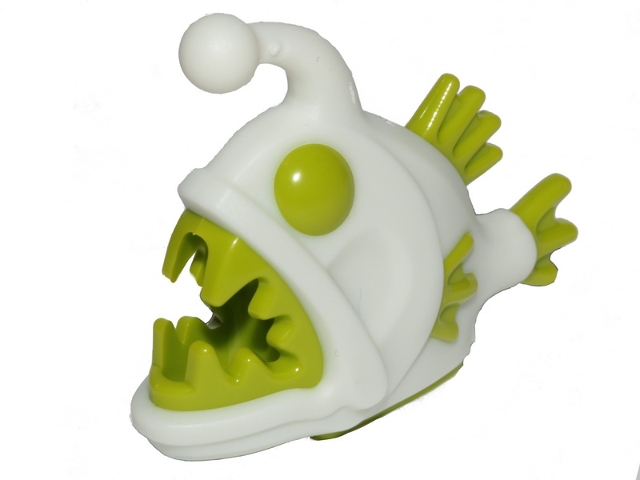 LEGO Anglerfish with Molded Lime Eyes, Fins, and Teeth Pattern piece