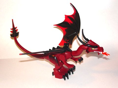 LEGO Dark Red Fantasy Dragon