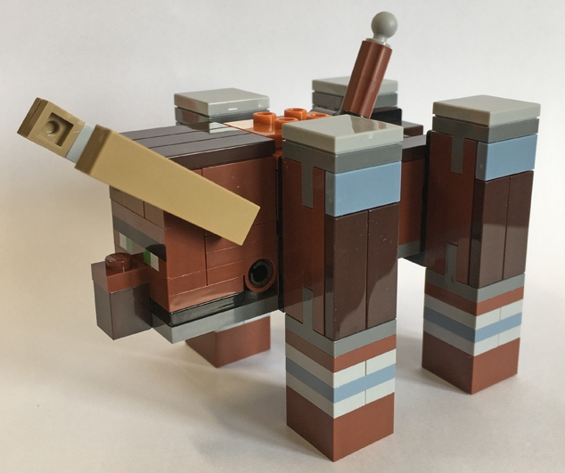 LEGO Minecraft Ravager - Brick Built piece