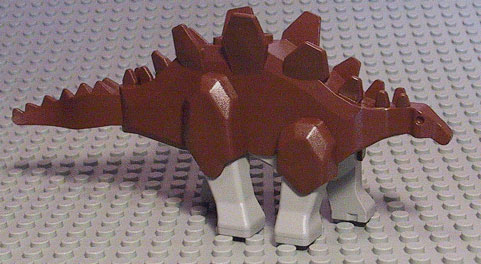 LEGO Dinosaur Stegosaurus with Light Gray Legs piece