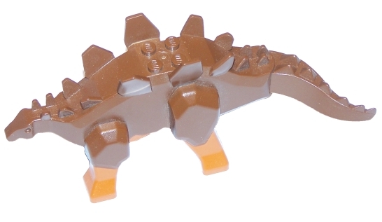 LEGO Dinosaur Stegosaurus with Dark Orange Legs piece