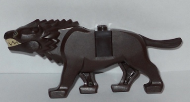 LEGO Warg with Black Nose piece