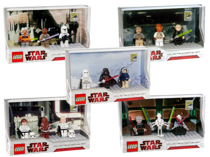 LEGO Comic Con Collectible Display Sets