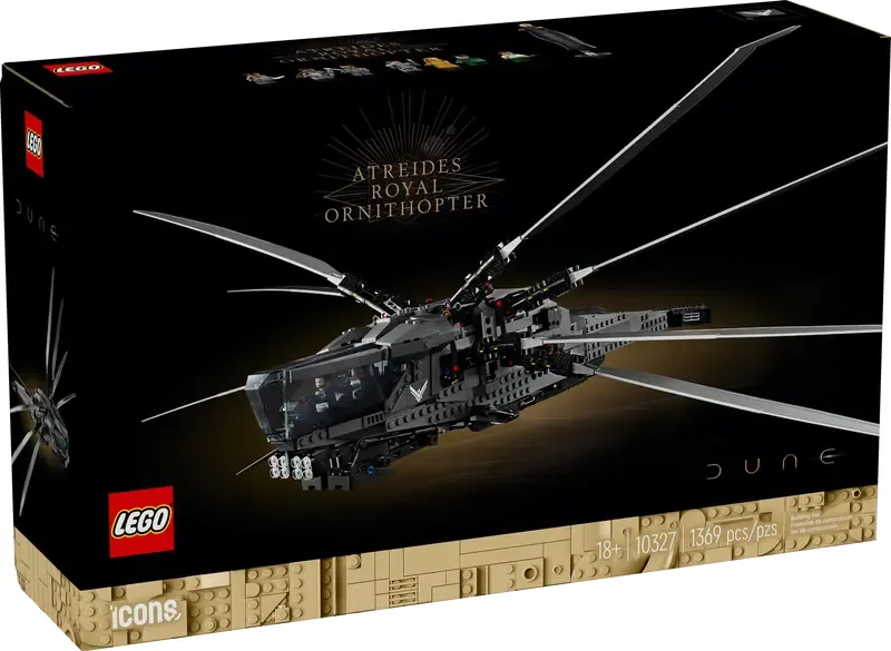 LEGO Icons Dune Atreides Royal Ornithopter set
