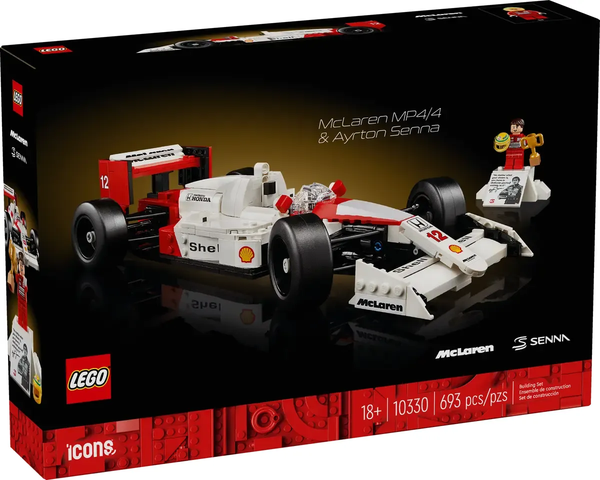LEGO Icons McLaren MP4/4 & Ayrton Senna set
