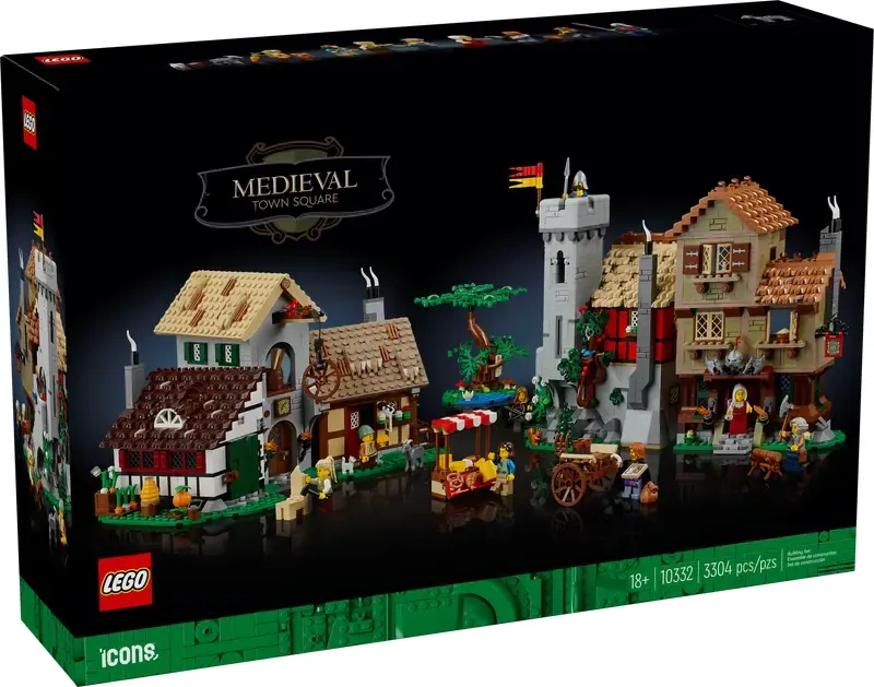 LEGO Icons Medieval Town Square set