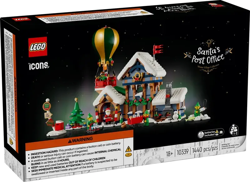 LEGO Icons Santa's Post Office front of box