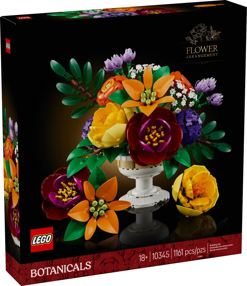 LEGO Botanicals Flower Arrangement 10345 Officially Revealed - Brick Ranker