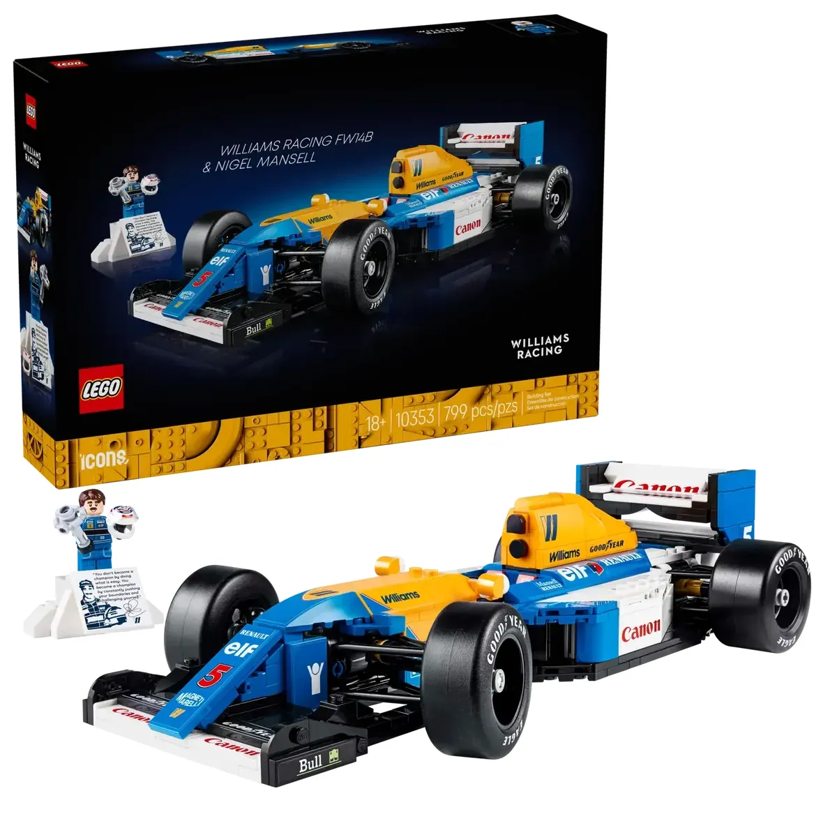 LEGO Icons Williams Racing FW14B set