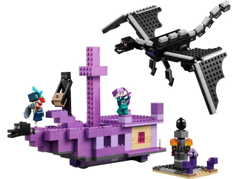 LEGO Minecraft The Ender Dragon and End Ship (21264) set