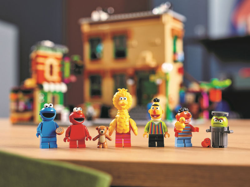 LEGO 123 Sesame Street set minifigures