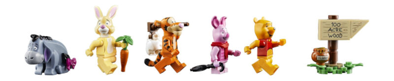 LEGO Winnie the Pooh set minifigures
