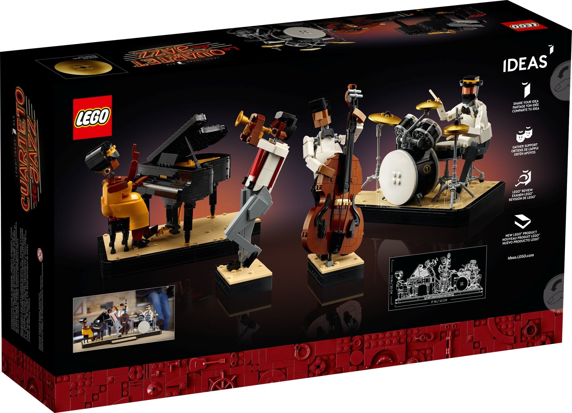 LEGO Ideas Jazz Quartet set