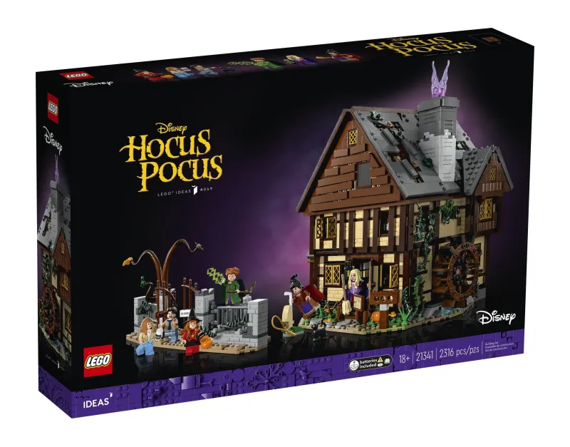 LEGO The Sanderson Sisters' Cottage set