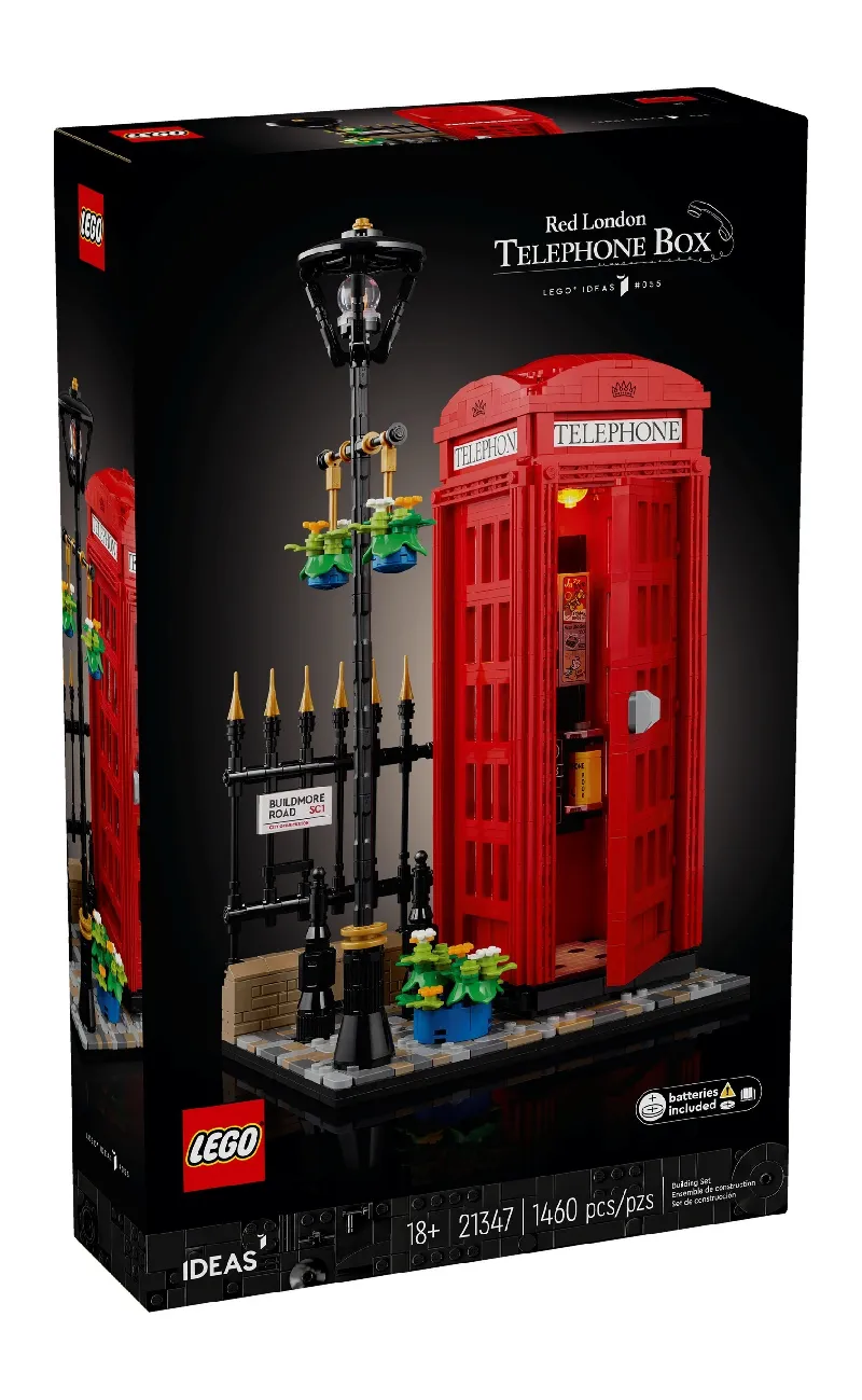 LEGO Ideas London Red Telephone Box set