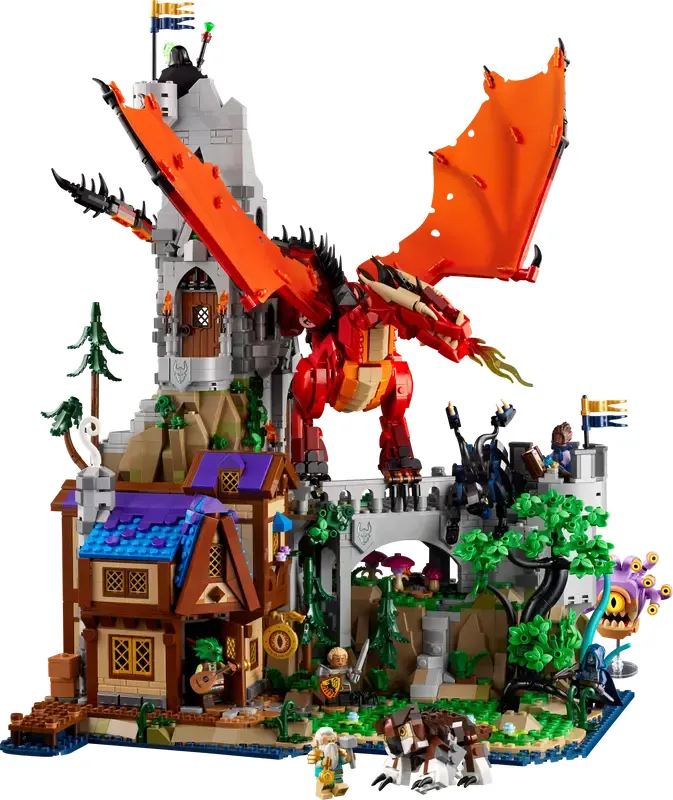 LEGO Ideas Dungeons & Dragons: Red Dragon's Tale set