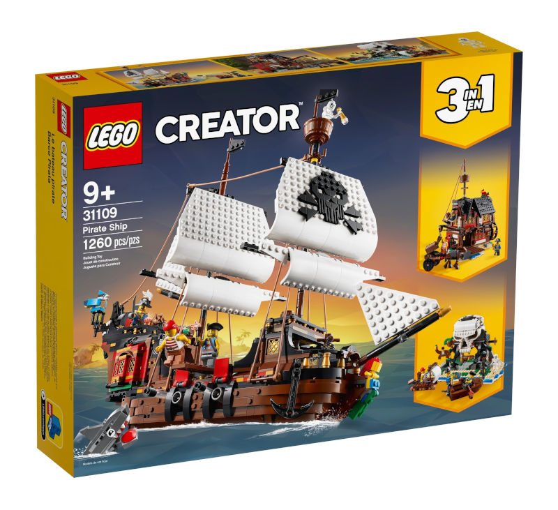 LEGO Pirate Ship set