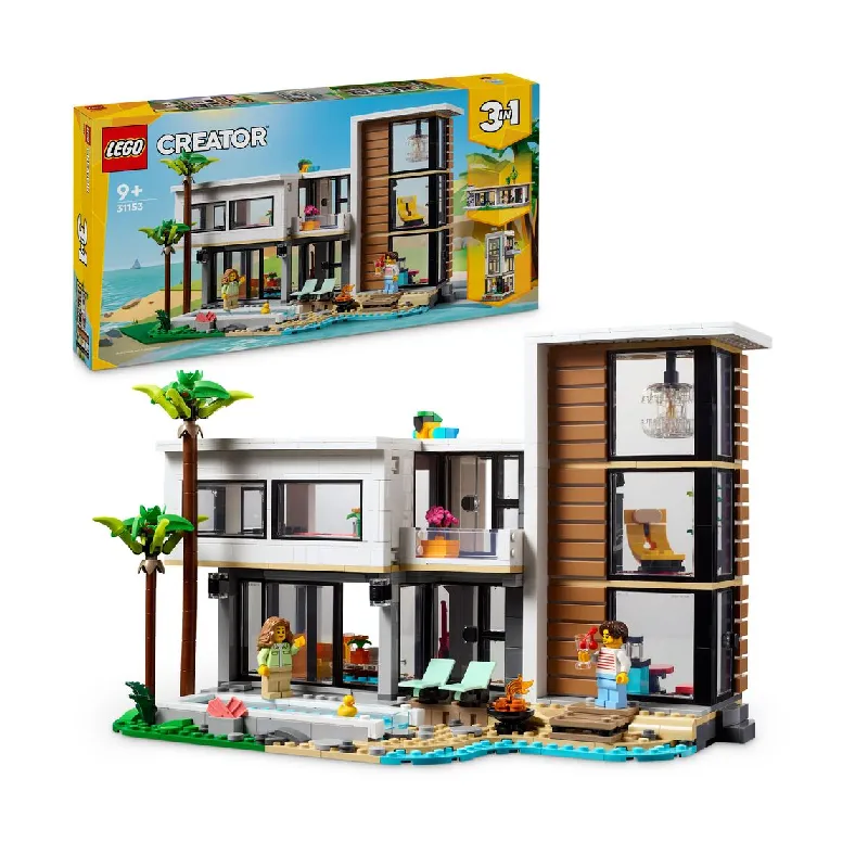 LEGO Creator 3-in-1 Modern Home set and box
