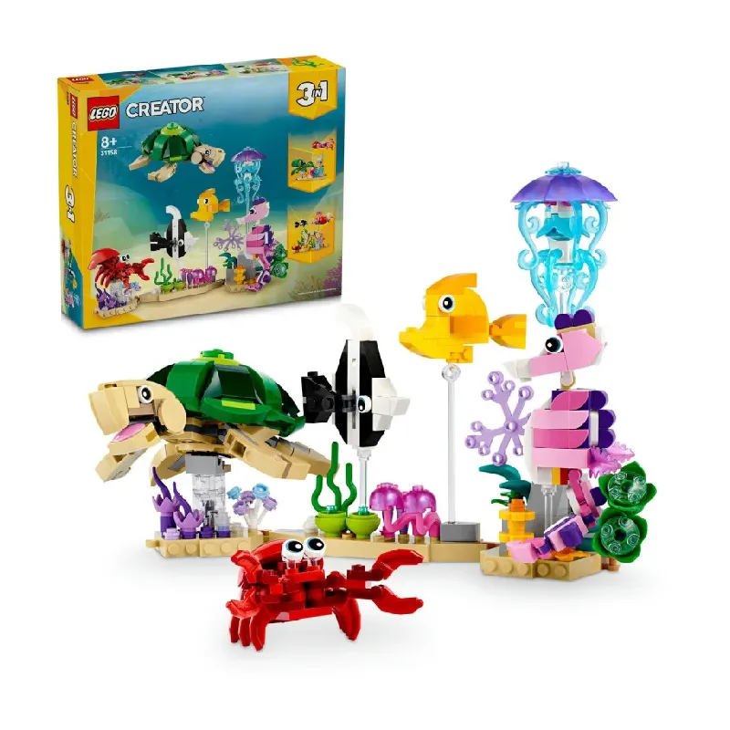 LEGO Creator 3-in-1 Sea Animals set