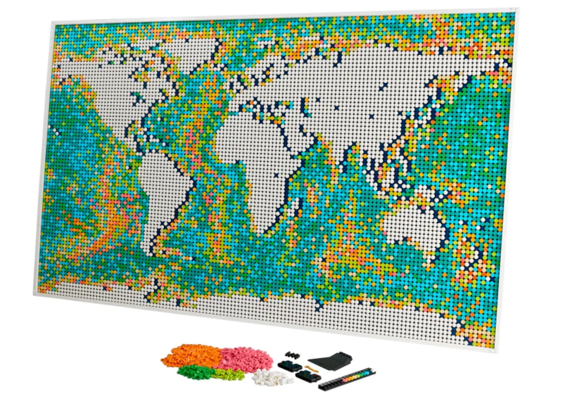 LEGO Art World Map Set