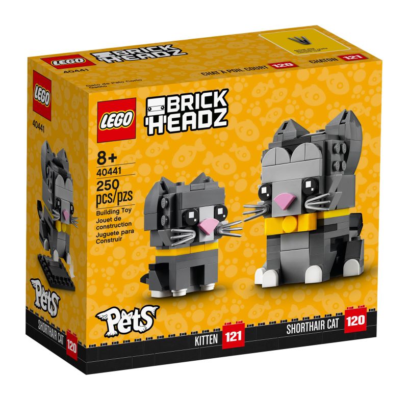 LEGO BrickHeadz Shorthair Cats set