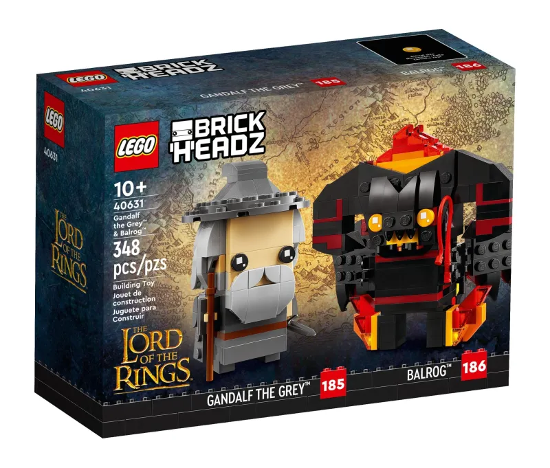 LEGO BrickHeadz Gandalf the Grey & Balrog set