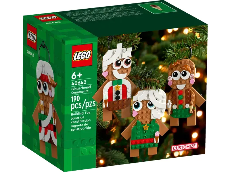 LEGO Gingerbread Ornaments set