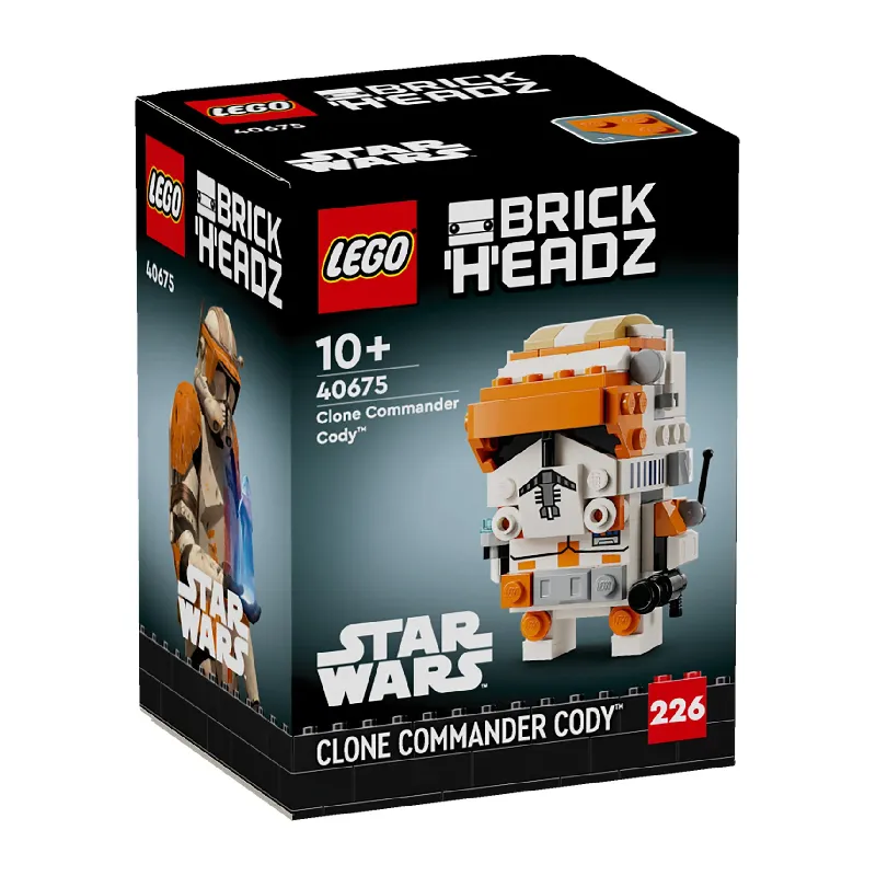 LEGO Star Wars BrickHeadz Clone Commander Cody front of box