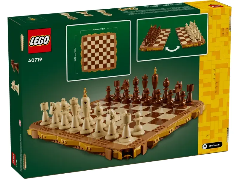 LEGO Traditional Chess Set back of box