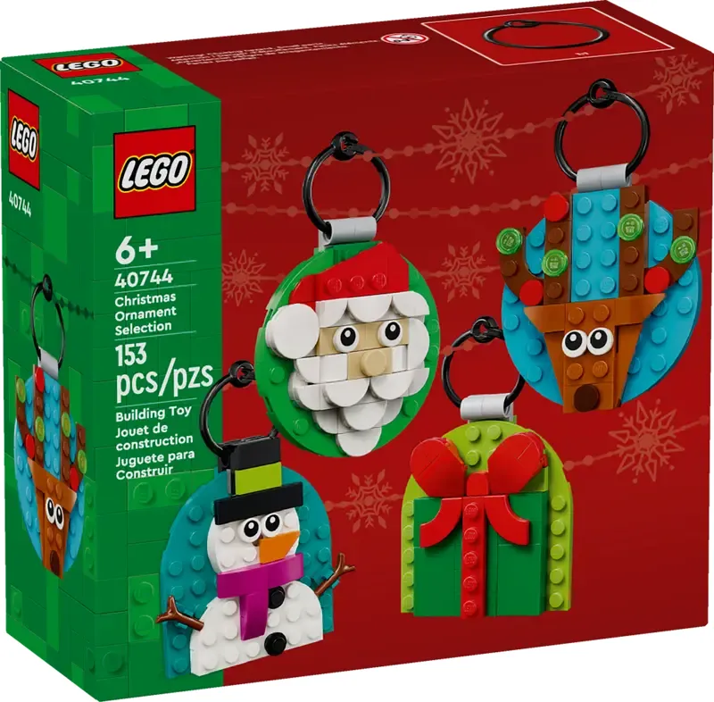 LEGO Seasonal Christmas Ornament Selection (40744) set