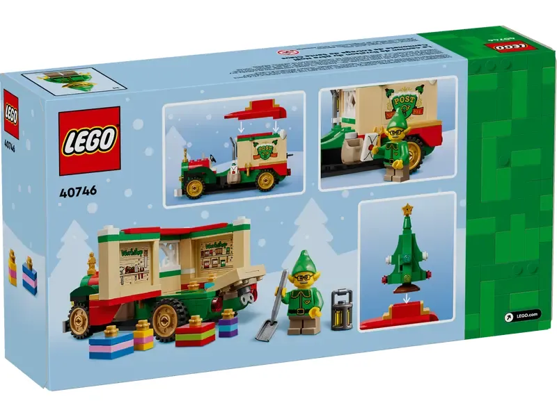 LEGO Santa's Delivery Truck back of box