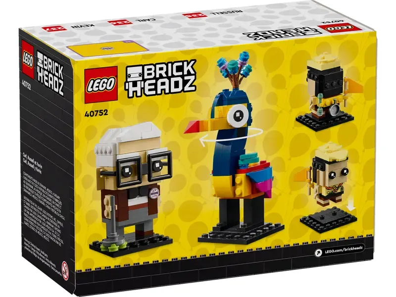 LEGO BrickHeadz Carl, Russell & Kevin back of box