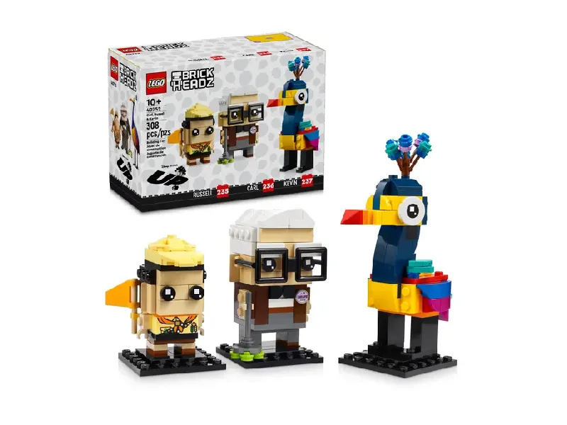 LEGO BrickHeadz Carl, Russell & Kevin set and box
