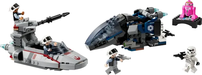 LEGO Star Wars Imperial Dropship vs. Rebel Scout Speeder set