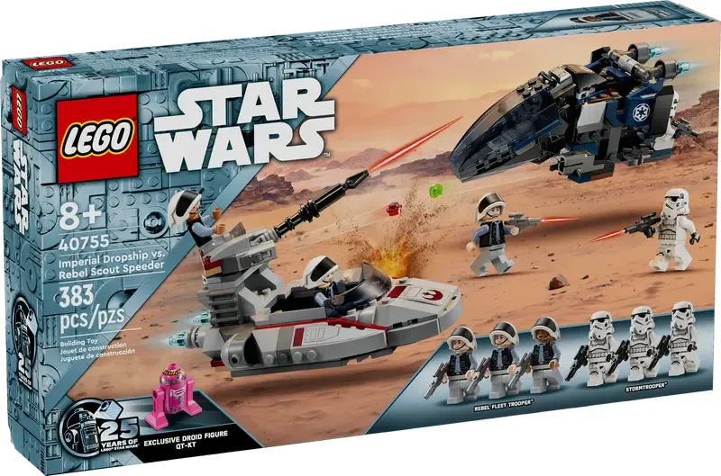 LEGO Star Wars Imperial Dropship vs. Rebel Scout Speeder front of box