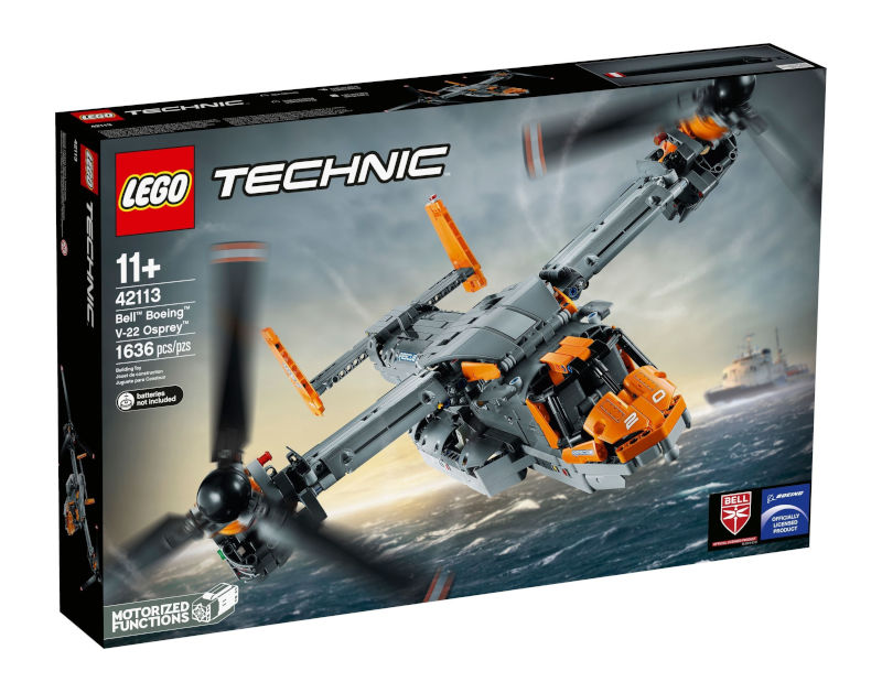 LEGO Technic 42113 Bell Boeing V-22 Osprey Helicopter set